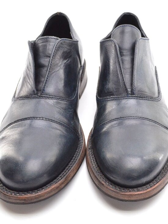 Men Freebird Detrick Navy Plain Toe Slip On Oxford 11 M main image 7